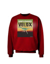 Ornithomimus Velox - With Name Adult Dark Sweatshirt by TooLoud-Sweatshirts-TooLoud-Deep-Red-Small-Davson Sales