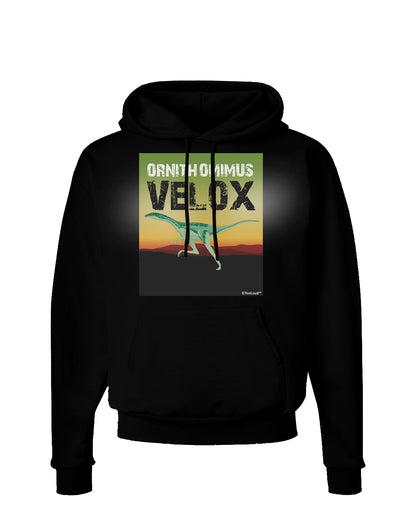 Ornithomimus Velox - With Name Dark Hoodie Sweatshirt by TooLoud-Hoodie-TooLoud-Black-Small-Davson Sales