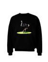 Ostrich Watercolor Adult Dark Sweatshirt-Sweatshirts-TooLoud-Black-Small-Davson Sales