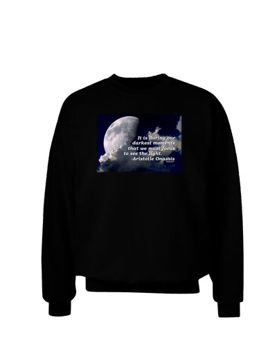 Our Darkest Moments Adult Dark Sweatshirt-Sweatshirts-TooLoud-Black-Small-Davson Sales