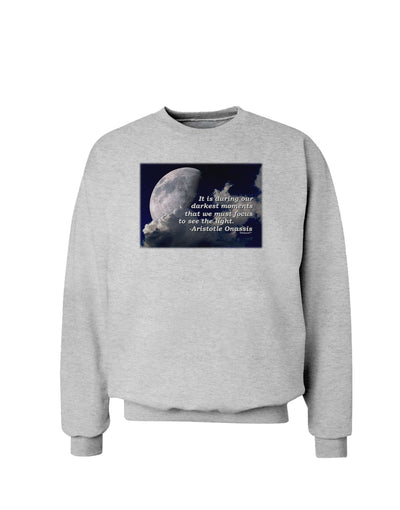 Our Darkest Moments Sweatshirt-Sweatshirts-TooLoud-AshGray-Small-Davson Sales