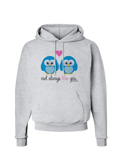 Owl Always Love You - Blue Owls Hoodie Sweatshirt by TooLoud-Hoodie-TooLoud-AshGray-Small-Davson Sales