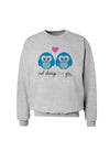 Owl Always Love You - Blue Owls Sweatshirt by TooLoud-Sweatshirts-TooLoud-AshGray-Small-Davson Sales