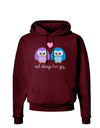 Owl Always Love You Dark Hoodie Sweatshirt by TooLoud-Hoodie-TooLoud-Maroon-Small-Davson Sales