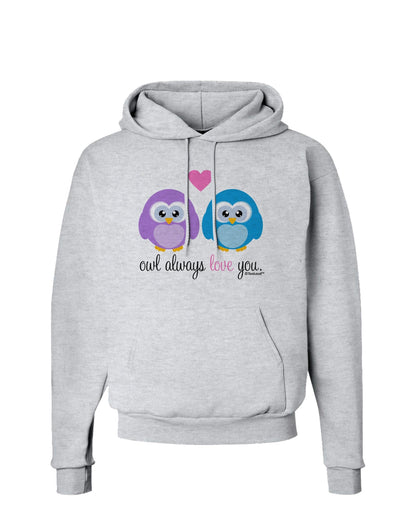 Owl Always Love You Hoodie Sweatshirt by TooLoud-Hoodie-TooLoud-AshGray-Small-Davson Sales