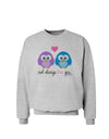 Owl Always Love You Sweatshirt by TooLoud-Sweatshirts-TooLoud-AshGray-Small-Davson Sales