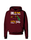 Owl Drink You Under the Table Dark Hoodie Sweatshirt-Hoodie-TooLoud-Maroon-Small-Davson Sales