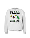 Owl Drink You Under the Table Sweatshirt-Sweatshirts-TooLoud-White-Small-Davson Sales