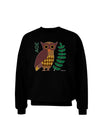 Owl of Athena Adult Dark Sweatshirt by TooLoud-Sweatshirts-TooLoud-Black-Small-Davson Sales