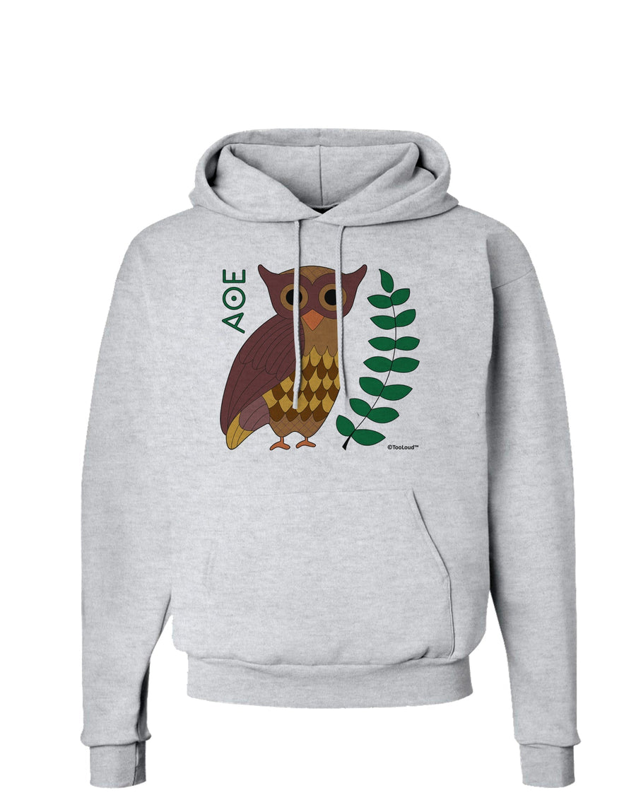 Owl of Athena Hoodie Sweatshirt by TooLoud-Hoodie-TooLoud-White-Small-Davson Sales