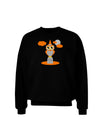 Owl Orange Adult Dark Sweatshirt-Sweatshirts-TooLoud-Black-Small-Davson Sales