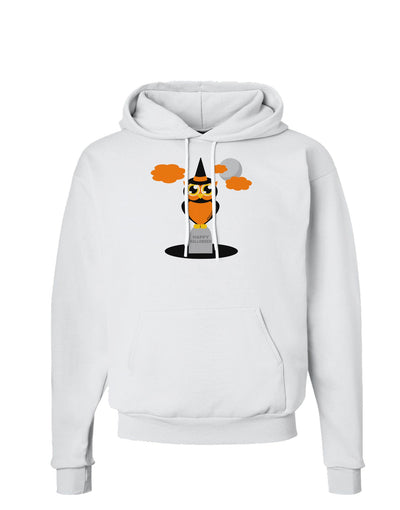 Owl Orange Hoodie Sweatshirt-Hoodie-TooLoud-White-Small-Davson Sales