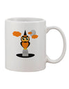 Owl Orange Printed 11 oz Coffee Mug - Expertly Crafted Drinkware TooLoud-11 OZ Coffee Mug-TooLoud-White-Davson Sales