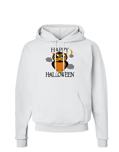 Owl Orange Text Hoodie Sweatshirt-Hoodie-TooLoud-White-Small-Davson Sales