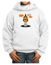 Owl Orange Youth Hoodie Pullover Sweatshirt-Youth Hoodie-TooLoud-White-XS-Davson Sales