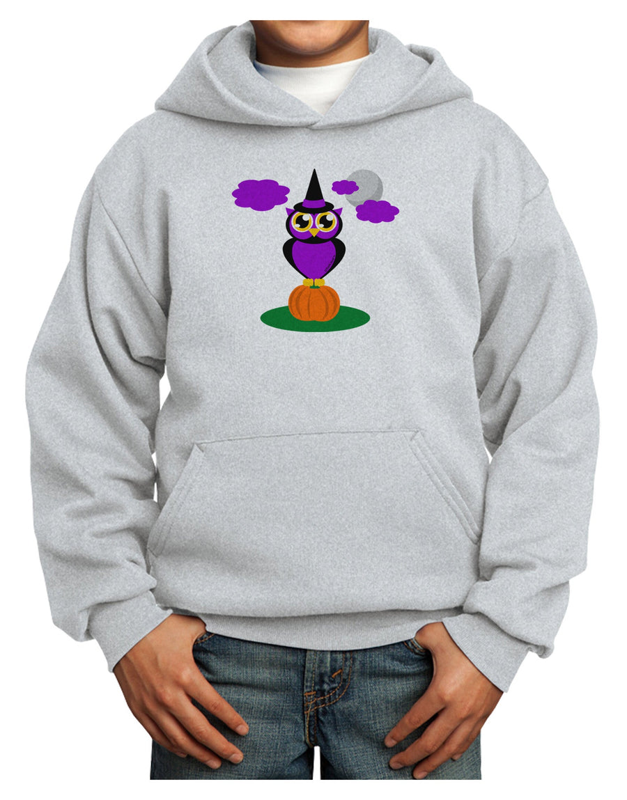 Owl Purple Youth Hoodie Pullover Sweatshirt-Youth Hoodie-TooLoud-White-XS-Davson Sales