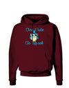 Owl Too Cute Blue Dark Hoodie Sweatshirt-Hoodie-TooLoud-Maroon-Small-Davson Sales