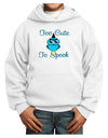 Owl Too Cute Blue Youth Hoodie Pullover Sweatshirt-Youth Hoodie-TooLoud-White-XS-Davson Sales