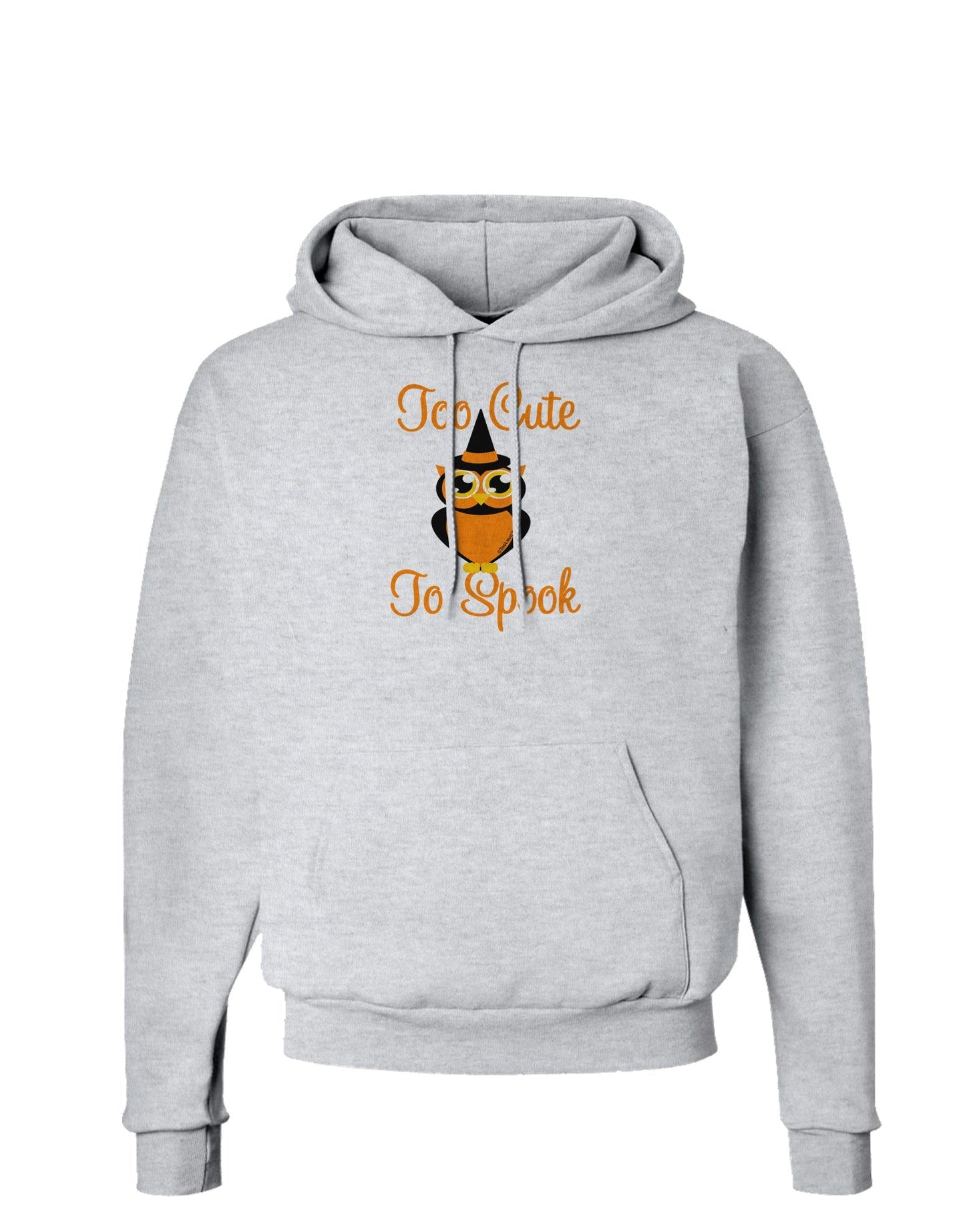 Owl Too Cute Orange Hoodie Sweatshirt-Hoodie-TooLoud-AshGray-Small-Davson Sales