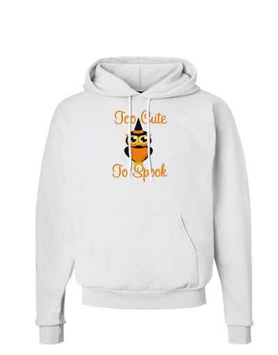 Owl Too Cute Orange Hoodie Sweatshirt-Hoodie-TooLoud-White-Small-Davson Sales