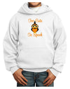 Owl Too Cute Orange Youth Hoodie Pullover Sweatshirt-Youth Hoodie-TooLoud-White-XS-Davson Sales