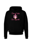 Owl Too Cute Pink Dark Hoodie Sweatshirt-Hoodie-TooLoud-Black-Small-Davson Sales