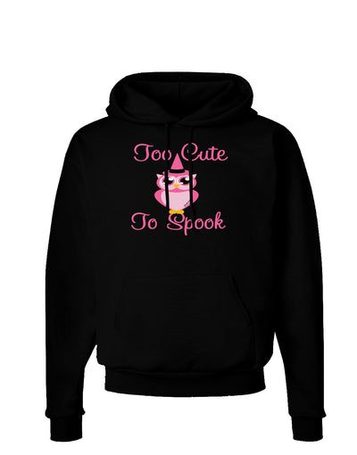 Owl Too Cute Pink Dark Hoodie Sweatshirt-Hoodie-TooLoud-Black-Small-Davson Sales