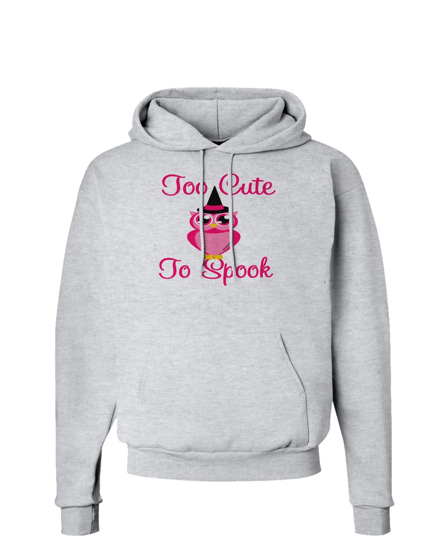 Owl Too Cute Pink Hoodie Sweatshirt-Hoodie-TooLoud-AshGray-Small-Davson Sales