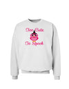 Owl Too Cute Pink Sweatshirt-Sweatshirts-TooLoud-White-Small-Davson Sales