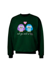 Owl You Need Is Love Adult Dark Sweatshirt by TooLoud-Sweatshirts-TooLoud-Deep-Forest-Green-Small-Davson Sales