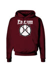 Pa Rum Pum Pum Pum BnW Dark Hoodie Sweatshirt-Hoodie-TooLoud-Maroon-Small-Davson Sales