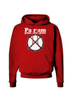 Pa Rum Pum Pum Pum BnW Dark Hoodie Sweatshirt-Hoodie-TooLoud-Red-Small-Davson Sales