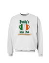 Paddy's Irish Pub Sweatshirt by TooLoud-Sweatshirts-TooLoud-White-Small-Davson Sales