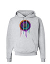 Paint Drips Speaker Hoodie Sweatshirt-Hoodie-TooLoud-AshGray-Small-Davson Sales