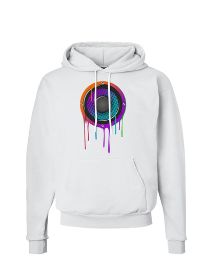 Paint Drips Speaker Hoodie Sweatshirt-Hoodie-TooLoud-White-Small-Davson Sales