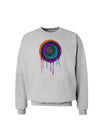 Paint Drips Speaker Sweatshirt-Sweatshirts-TooLoud-AshGray-Small-Davson Sales