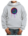 Paint Drips Speaker Youth Hoodie Pullover Sweatshirt-Youth Hoodie-TooLoud-Ash-XS-Davson Sales