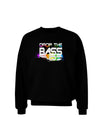 Paint Drop The Bass Adult Dark Sweatshirt-Sweatshirts-TooLoud-Black-Small-Davson Sales