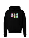 Paint Drop The Bass Dark Hoodie Sweatshirt-Hoodie-TooLoud-Black-Small-Davson Sales