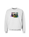 Paint Drop The Bass Sweatshirt-Sweatshirts-TooLoud-White-Small-Davson Sales