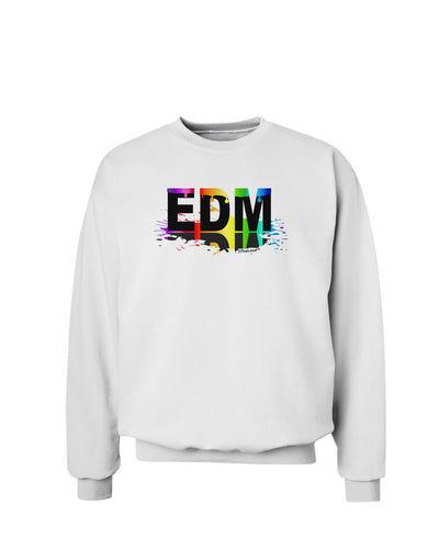 Paint EDM Sweatshirt-Sweatshirts-TooLoud-White-Small-Davson Sales