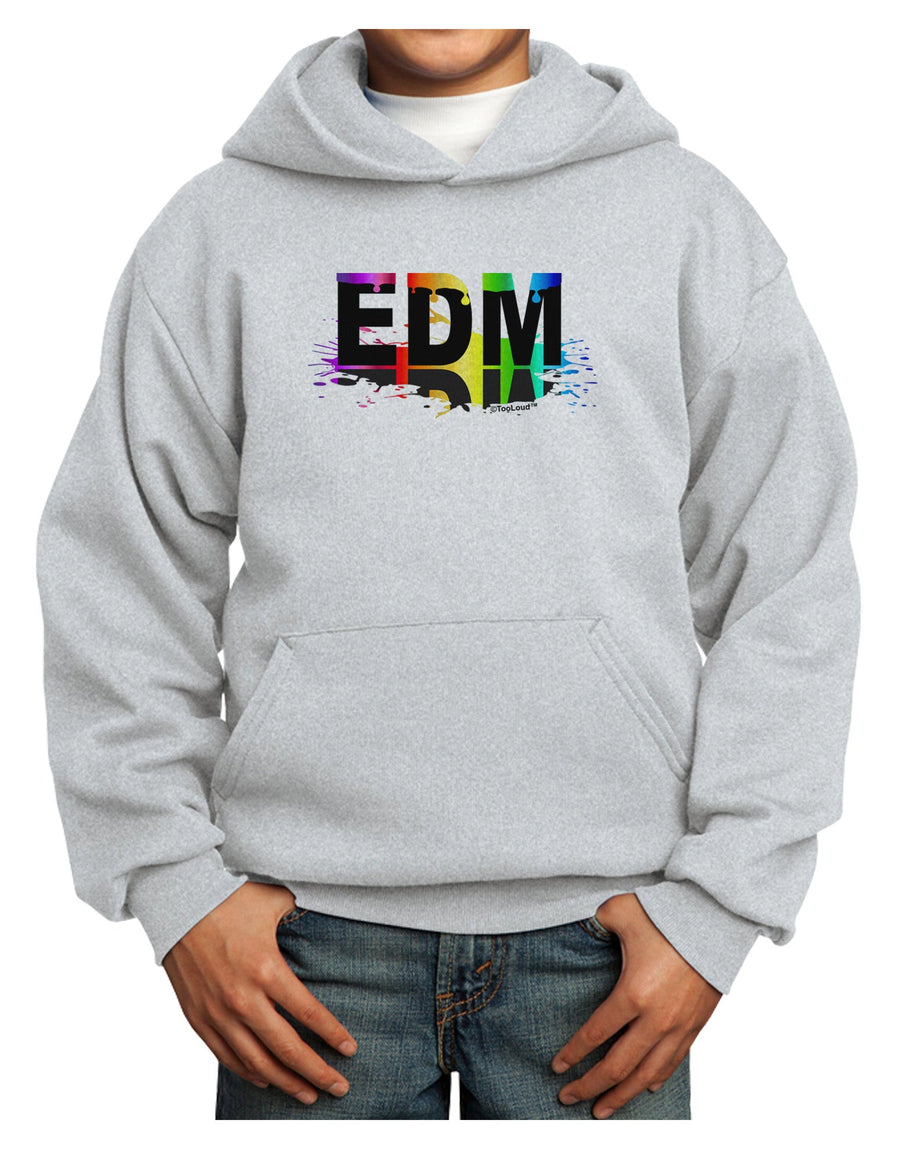 Paint EDM Youth Hoodie Pullover Sweatshirt-Youth Hoodie-TooLoud-White-XS-Davson Sales