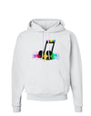 Paint Music Note Hoodie Sweatshirt-Hoodie-TooLoud-White-Small-Davson Sales