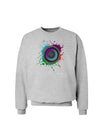 Paint Splatter Speaker Sweatshirt-Sweatshirts-TooLoud-AshGray-Small-Davson Sales