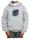 Paint Splatter Speaker Youth Hoodie Pullover Sweatshirt-Youth Hoodie-TooLoud-Ash-XS-Davson Sales