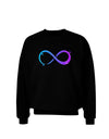 Painted Infinity Adult Dark Sweatshirt-Sweatshirts-TooLoud-Black-Small-Davson Sales