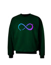 Painted Infinity Adult Dark Sweatshirt-Sweatshirts-TooLoud-Deep-Forest-Green-Small-Davson Sales