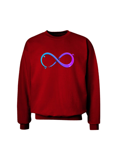 Painted Infinity Adult Dark Sweatshirt-Sweatshirts-TooLoud-Deep-Red-Small-Davson Sales