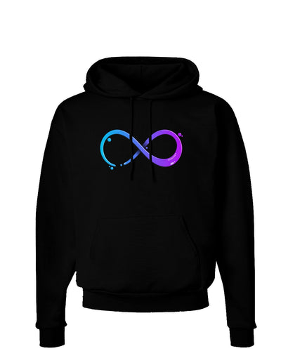 Painted Infinity Dark Hoodie Sweatshirt-Hoodie-TooLoud-Black-Small-Davson Sales