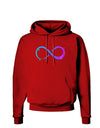 Painted Infinity Dark Hoodie Sweatshirt-Hoodie-TooLoud-Red-Small-Davson Sales